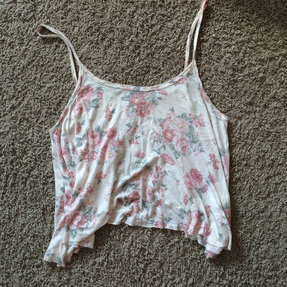 Drapey Open-back Crop Tank
