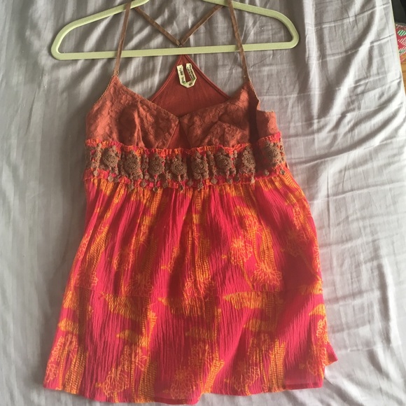 Free People adjustable racerback flowy tank. NWOT