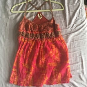 Free People adjustable racerback flowy tank. NWOT