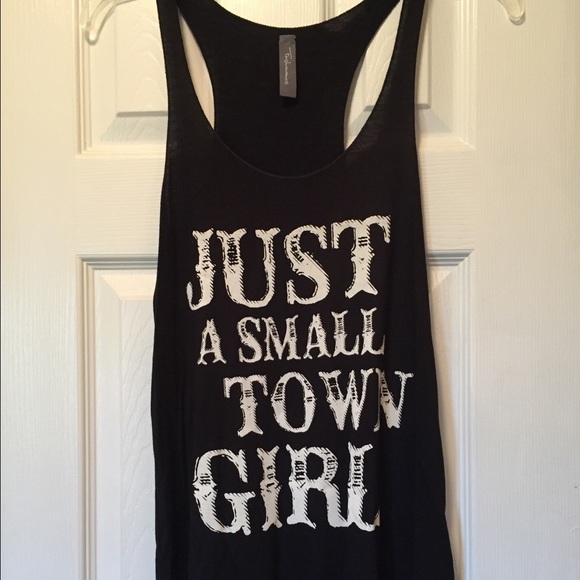 Small town girl tank top black - Picture 2 of 2