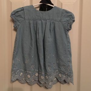 Denim dress with diaper cover