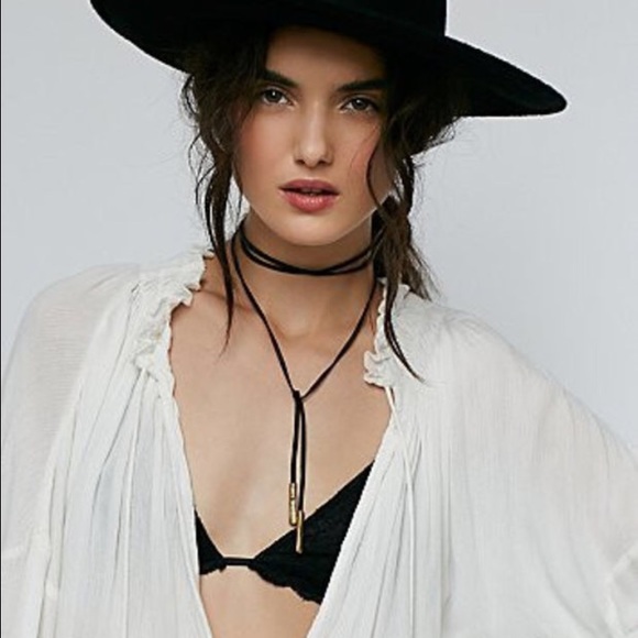 ◼️😛 BLACK Lace Retro Choker Necklace ‼️◼️ - Picture 2 of 2