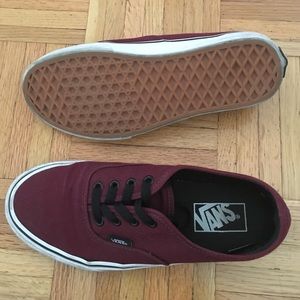 maroon vans