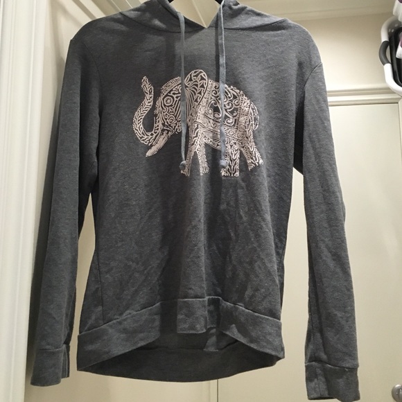 Grey elephant sweatshirt