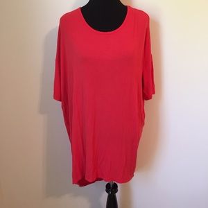 Ribbed Coral Irma Tunic