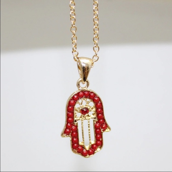 Hamsa Pendant Necklace
