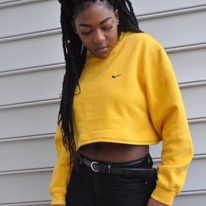 Nike cropped sweater