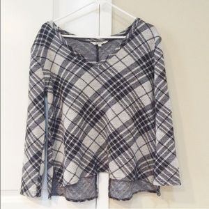 NWOT BB Dakota Plaid Sweater