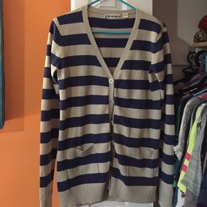 Urban Outfitters striped v-neck sweater