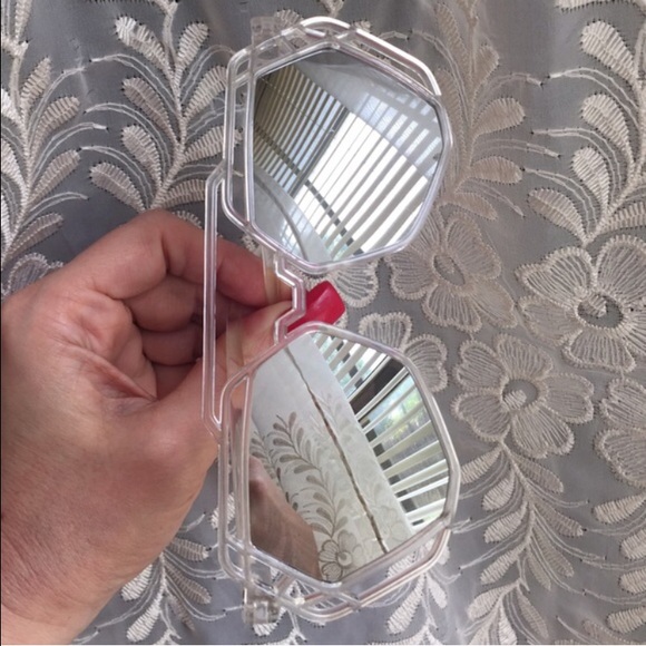 ⚔️Heptagon Silver Mirror Lens Sunglasses - Picture 4 of 4