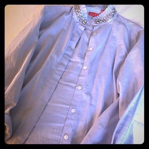 Blinged out  work blouse