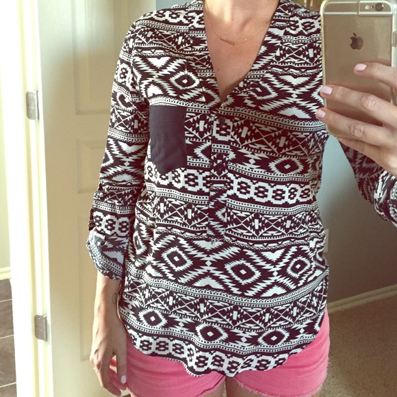 Tribal blouse from PacSun