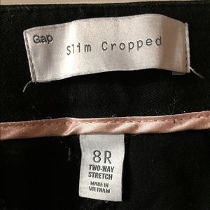 GAP Slim Crop stretch pants