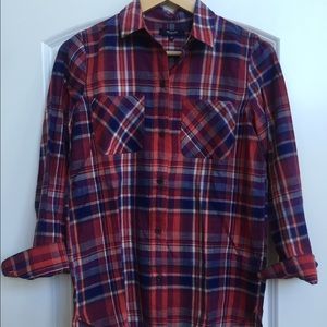 Madewell Ex-Boyfriend Shirt in Kentwood Plaid