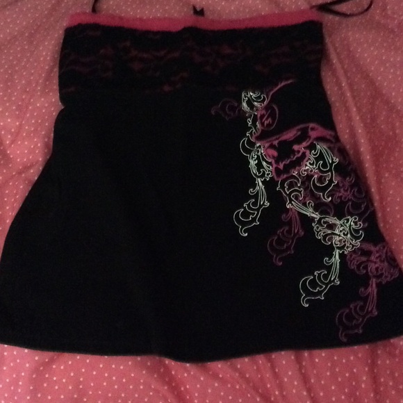 Strapless meta mulisa top