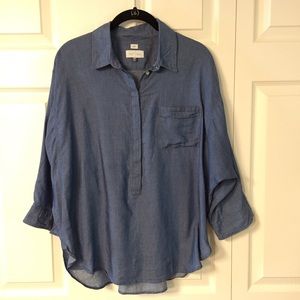 Ann Taylor LOFT The Softened (Chambray) Shirt