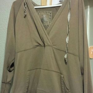 Brown hoodie