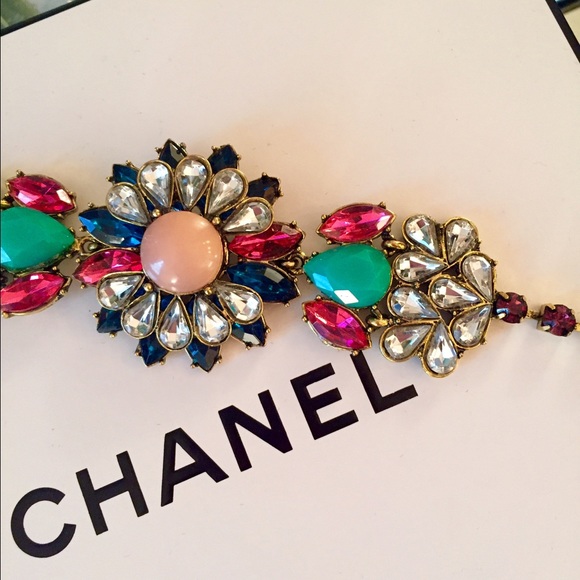 SALE Multi-colored Jeweled Bracelet💙💜 - Picture 2 of 2