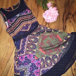 Beautiful Fit and Flare Dress with Lace Detail