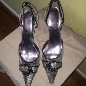 J.Renee heels with ankle strap. Size 11.