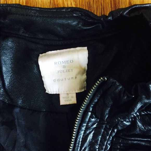 Romeo and Juliet Couture faux leather jacket - Picture 2 of 3