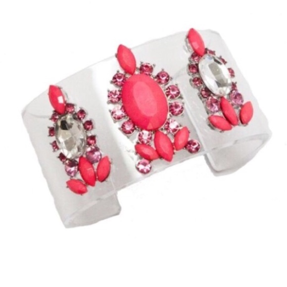 Pink Lucite Cuff 💕💋 - Picture 2 of 2