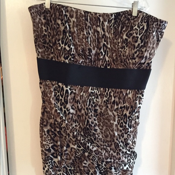 Leopard Print Mini Dress - Picture 1 of 4