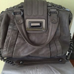 Studded, Gray, Guess by Marciano handbag.