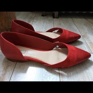 Cole Haan Pointy Flats Red Size 8