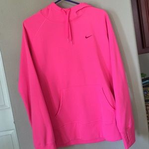pink nike hoodie