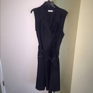 Calvin Klein soft deep denim dress.