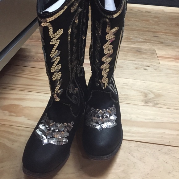Sequin cowboy boots - Picture 2 of 4