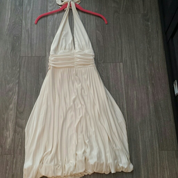 Cream Dress- Marilyn Monroe look