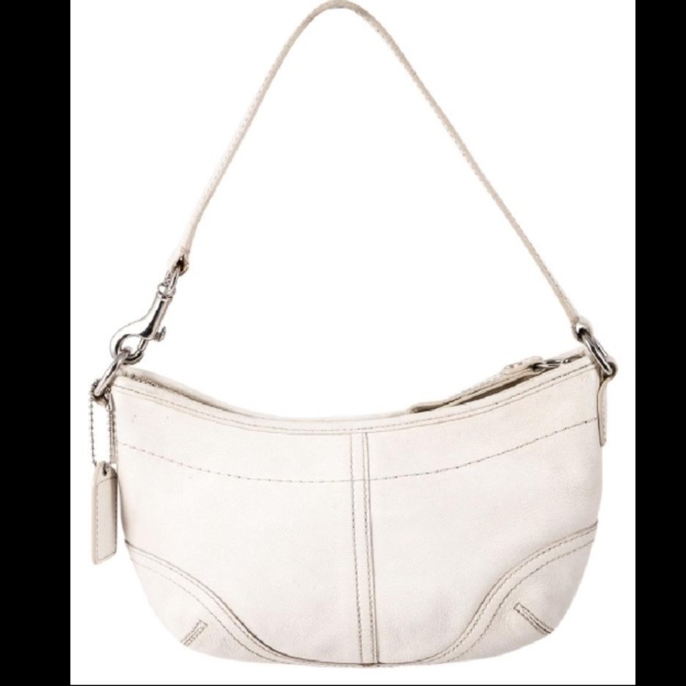 Small White Coach Handbag