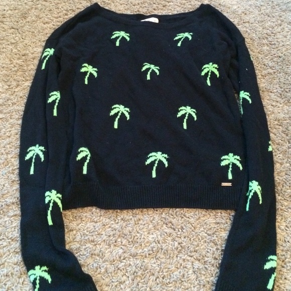 Palm tree sweater