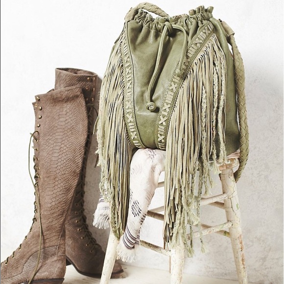 🎉🎉SOLD🎉🎉New Sold By Free People Fringe Bag - Picture 1 of 4