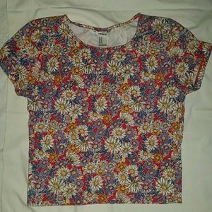Forever 21 Floral Crop top