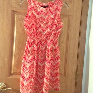 Aztec Pattern Dress w/ Pockets