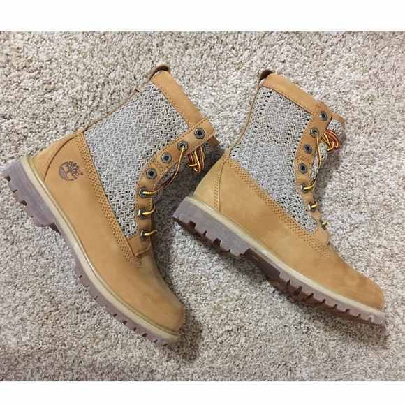 timberland open weave boot