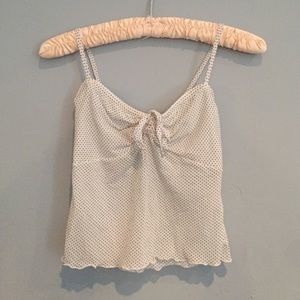 Astuces polka dot crop top