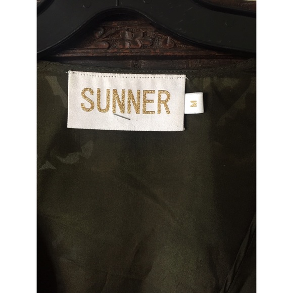 Summer Silk Wrap Dress - Picture 3 of 3