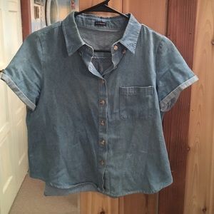 Brandy Melville denim shirt