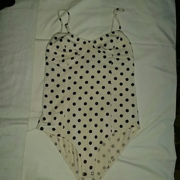 Forever 21 polkadot bodysuit
