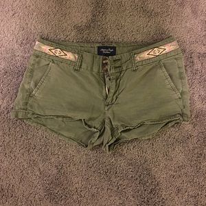 Green shorts from American Eagle