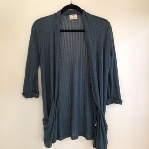 Blue/Gray cardigan from Nordstrom