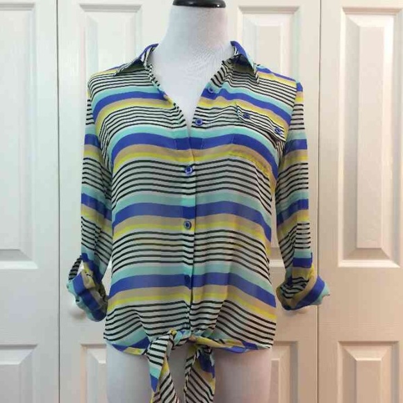 Striped Blouse - Picture 2 of 4