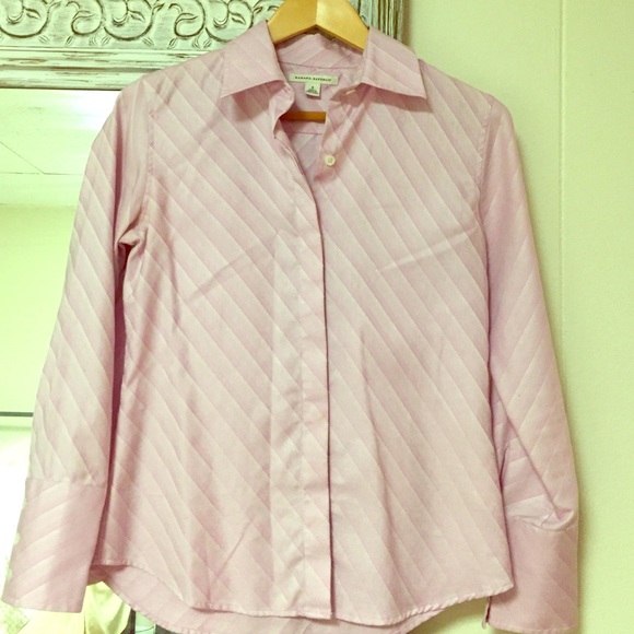 Banana republic fuscia button down shirt!! Size S