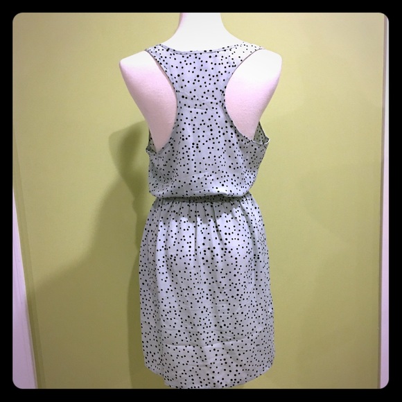 Forever 21 aquamarine polkadot small