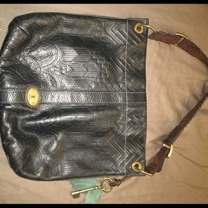 Fossil leather bag