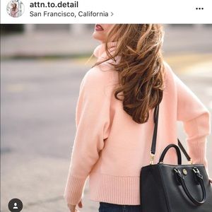 Pink Turtleneck Sweater